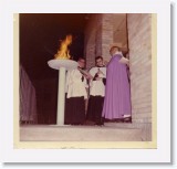 4Activities02 * Blessing of fire at Easter Vigil * 600 x 572 * (65KB)