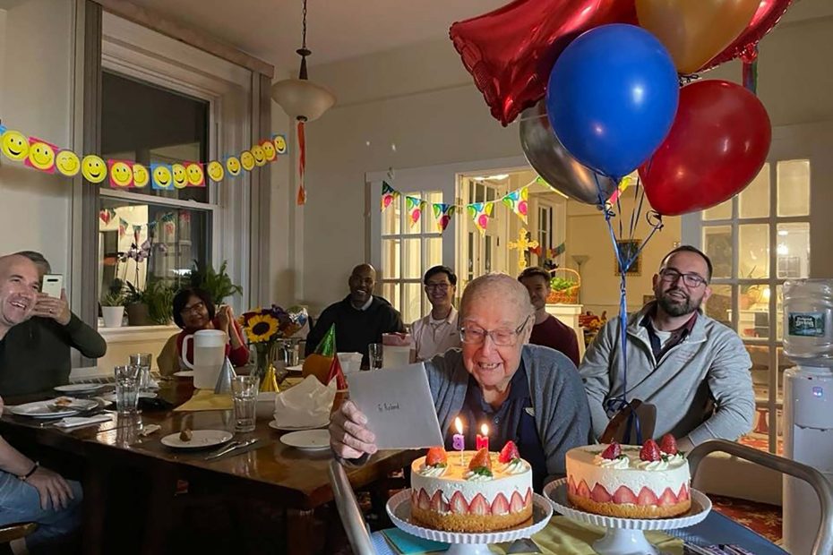 Fr. Roland Celebrates his 95th Birthday