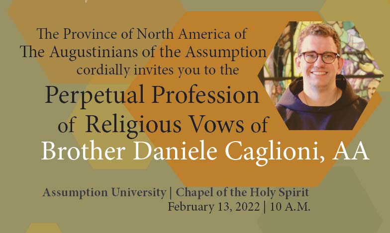 Perpetual Profession of Religious Vows of Brother Daniele Caglioni, A.A.