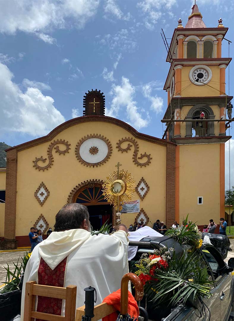Celebration of the Feast of Corpus Christi in Mexico