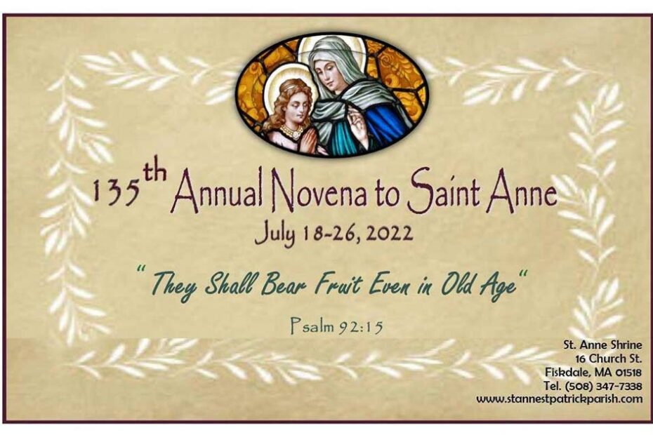 135rd Annual Novena to Saint Anne