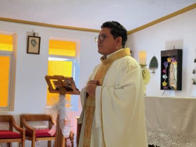 Fr. Irvin Santiago Martinez, A.A Presides at Mass