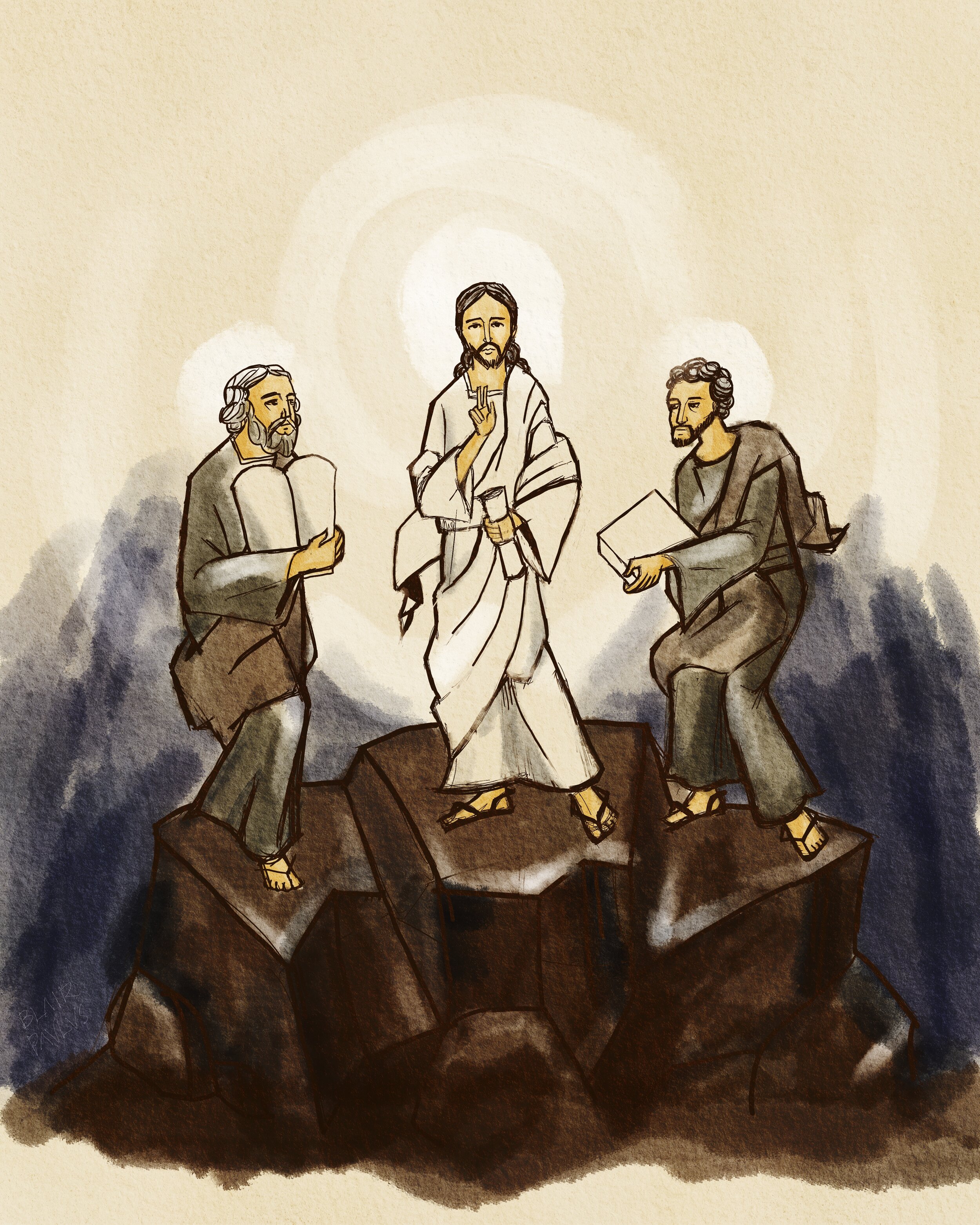 Transfiguration by Brother Blair Nuyda, A.A.