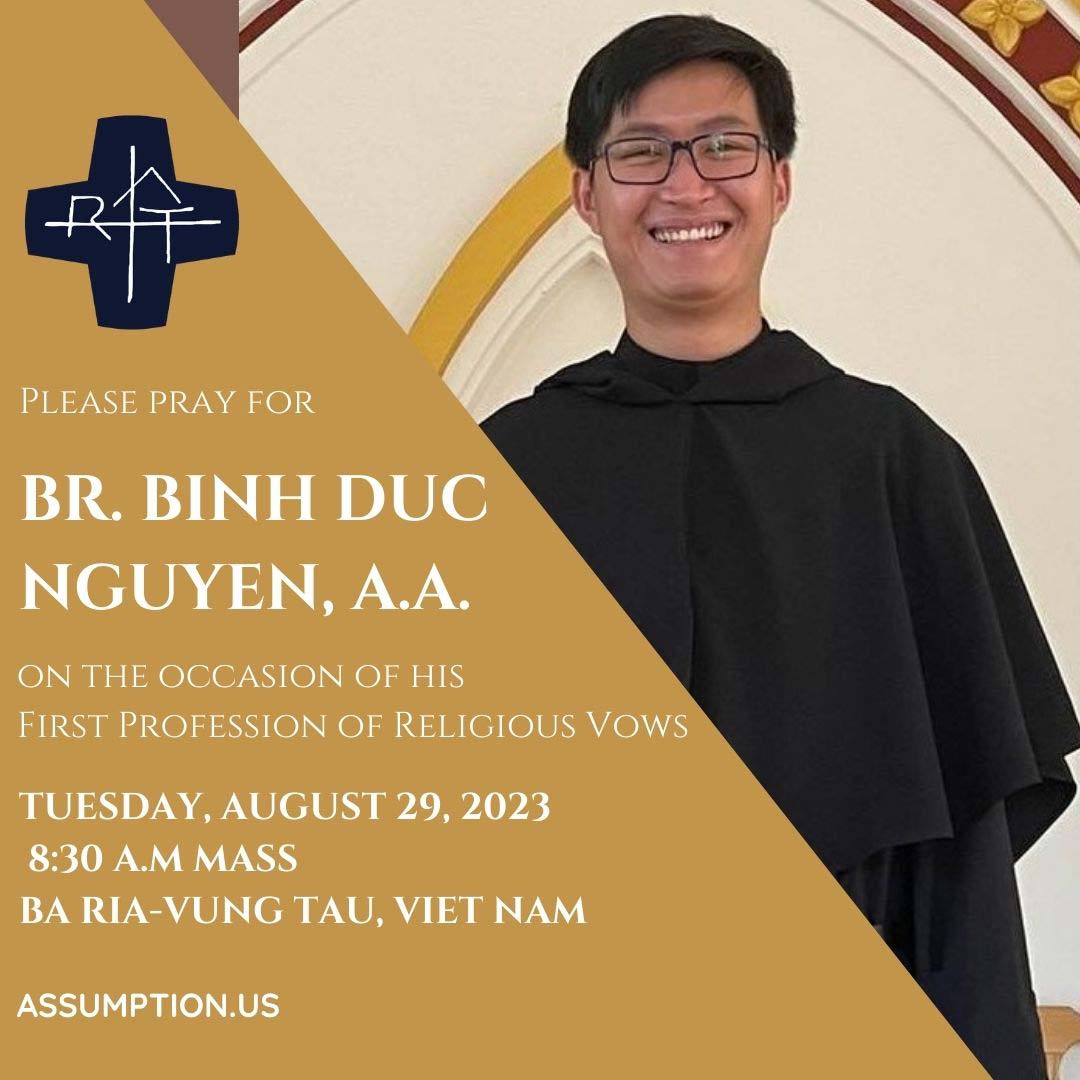 Invitation to First Religious Profession of Vows