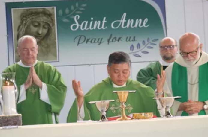 The power of the Eucharist at St. Anne novena